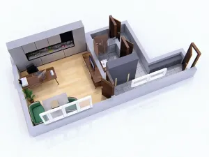 Prodej bytu 1+kk, Praha - Žižkov, U staré cihelny, 41 m2