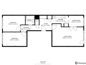 Prodej bytu 3+1, Praha - Bohnice, Toruňská, 81 m2