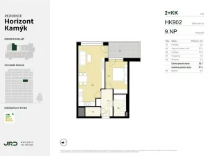 Prodej bytu 2+kk, Praha - Kamýk, Smotlachova, 57 m2