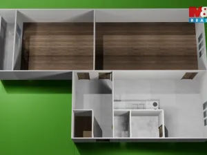 Prodej bytu 2+1, Podbořany, Sídliště Míru, 66 m2