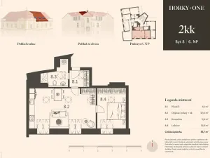 Prodej bytu 2+kk, Praha - Nusle, V Horkách, 56 m2