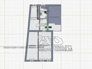 Pronájem bytu 2+1, České Budějovice, Pražská tř., 72 m2