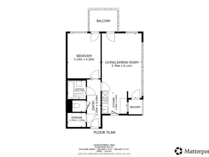 Prodej bytu 2+kk, Praha - Michle, V dolině, 51 m2