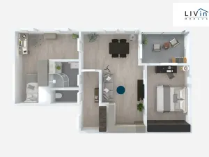 Pronájem bytu 3+kk, Olomouc, Wittgensteinova, 66 m2