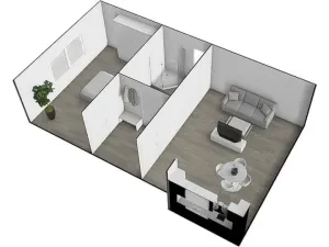 Pronájem bytu 2+kk, Brno - Ivanovice, Hřebíčková, 48 m2