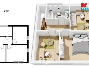 Prodej domu na klíč, Květnice, V Zelených, 96 m2