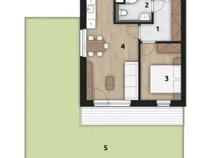 Prodej bytu 2+kk, Praha, 44 m2