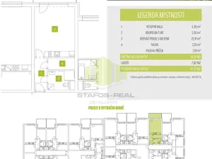 Pronájem bytu 1+kk, Olomouc, Janského, 36 m2