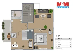 Prodej rodinného domu, Praha - Kyje, Borská, 116 m2