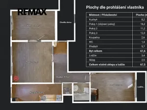 Prodej bytu 3+1, Praha - Háje, Mejstříkova, 61 m2