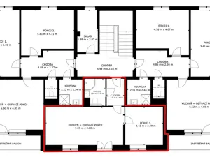 Prodej bytu 2+kk, Jablonec nad Nisou, Zemědělská, 47 m2