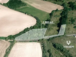 Prodej podílu zahrady, Božice, 551 m2