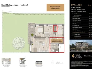 Prodej bytu 4+kk, Praha - Dolní Chabry, Domašínská, 101 m2