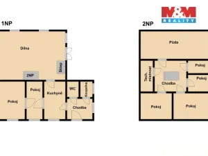 Prodej rodinného domu, Těchobuz, 290 m2