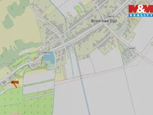 Prodej zahrady, Brod nad Dyjí, 285 m2