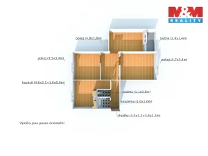 Pronájem bytu 3+1, Rotava, Sídliště, 73 m2