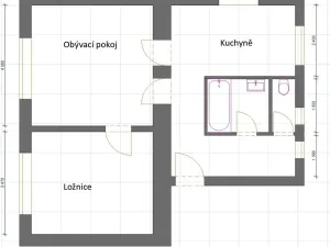 Prodej bytu 2+1, Kladno, Vrchlického, 56 m2