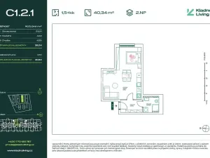 Prodej bytu 1+kk, Kladno, Pražská, 38 m2