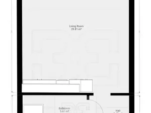 Pronájem bytu 1+kk, Praha - Smíchov, Toyen, 42 m2