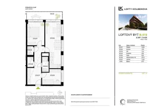 Pronájem bytu 3+kk, Praha - Vysočany, Kolbenova, 64 m2