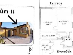 Prodej rodinného domu, Praha - Hloubětín, Jahodnická, 106 m2