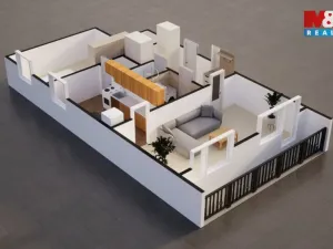 Prodej bytu 2+1, Bělá pod Bezdězem, Tyršova, 50 m2