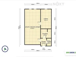 Pronájem bytu 2+kk, Štíty, nám. Míru, 58 m2