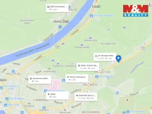 Prodej zahrady, Děčín, Kamenická, 698 m2