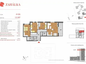 Pronájem bytu 4+kk, Praha - Modřany, Mezi vodami, 123 m2