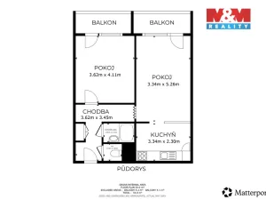 Prodej bytu 2+kk, Ostrava - Bělský Les, Bohumíra Četyny, 52 m2
