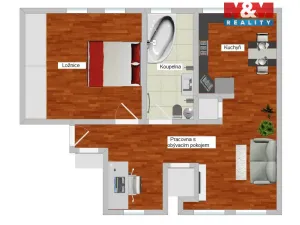 Pronájem bytu 2+kk, Brandýs nad Labem-Stará Boleslav - Brandýs nad Labem, Michalovická, 73 m2