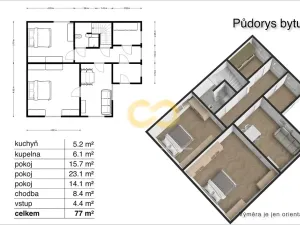 Prodej rodinného domu, Řehlovice, 77 m2