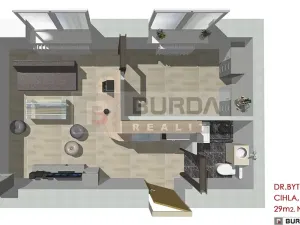 Prodej bytu 2+kk, Neratovice, 30 m2