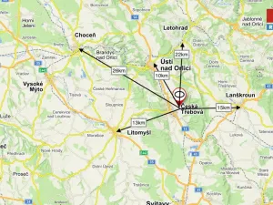 Pronájem garáže, Česká Třebová, 22 m2