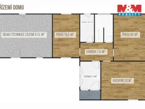 Prodej rodinného domu, Žáky - Štrampouch, 150 m2