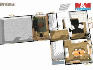 Prodej rodinného domu, Žáky - Štrampouch, 150 m2