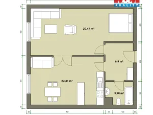 Prodej bytu 2+kk, Mariánské Lázně, Masarykova, 65 m2