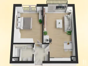Prodej bytu 2+kk, Plzeň, V Zahrádkách, 53 m2