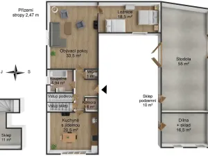 Prodej chaty, Řemíčov, 92 m2