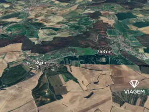Prodej pole, Strážovice, 839 m2