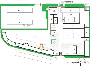 Pronájem skladu, Praha - Hostivař, U továren, 1545 m2
