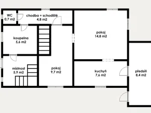 Prodej rodinného domu, Kalek, 115 m2