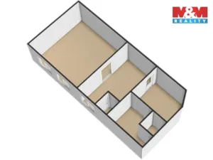 Prodej bytu 2+kk, Ostrava - Hrabůvka, Heritesova, 52 m2