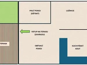Pronájem bytu 2+kk, Praha - Hrdlořezy, Mezilehlá, 81 m2