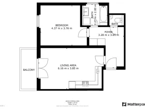 Prodej bytu 2+kk, Praha - Hloubětín, Za černým mostem, 55 m2