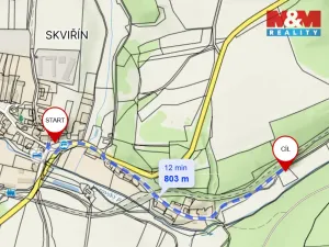 Prodej louky, Bor - Skviřín, 1522 m2