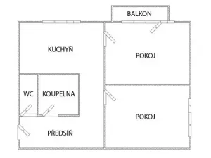 Pronájem bytu 2+1, Kolín - Kolín II, Mikoláše Alše, 56 m2