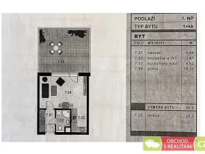 Pronájem bytu 1+kk, Praha, Na křečku, 60 m2