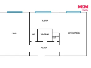 Prodej bytu 2+1, Kopřivnice, Štramberská, 52 m2