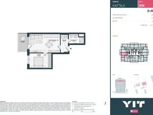 Prodej bytu 2+kk, Praha - Kamýk, Imrychova, 44 m2